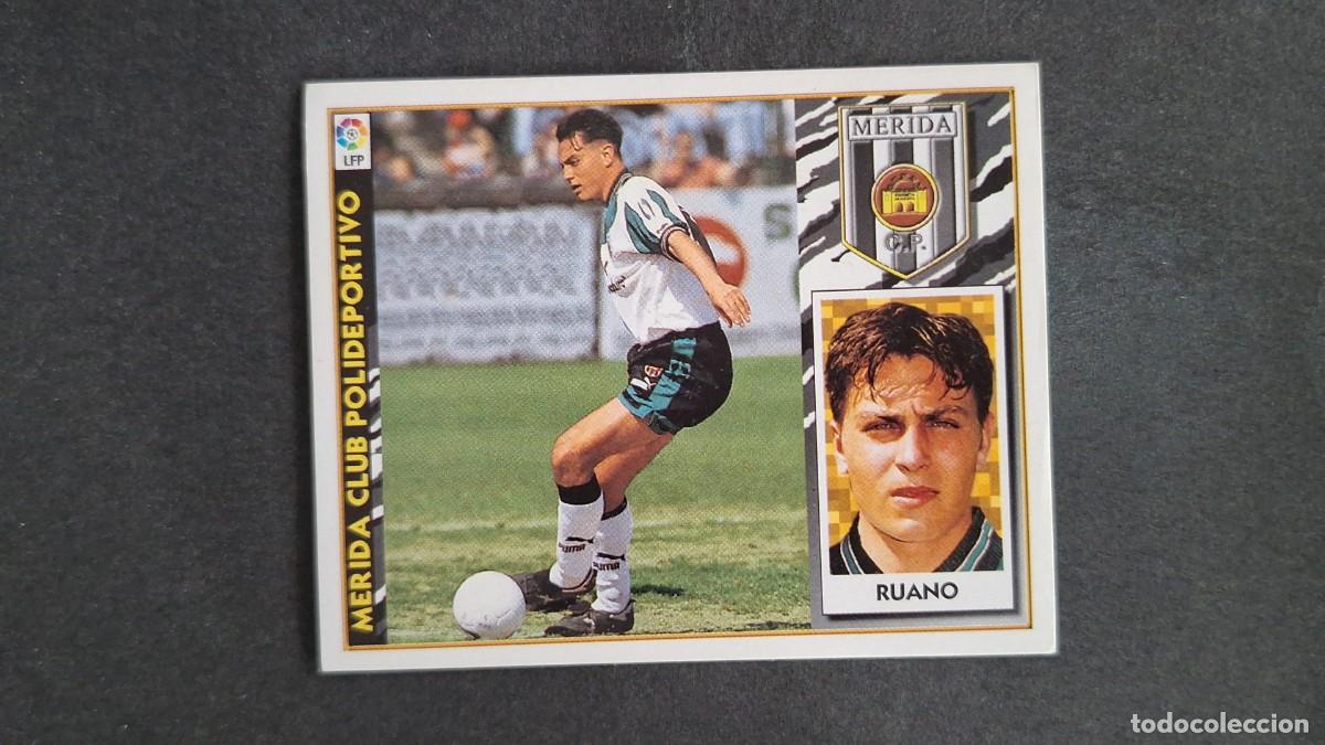 Fu&szlig;ball-Sticker: L3 RUANO MERIDA C. P. COLOCA LIGA ESTE 1997 1998 97 98 NUNCA PEGADO SIN PEGAR