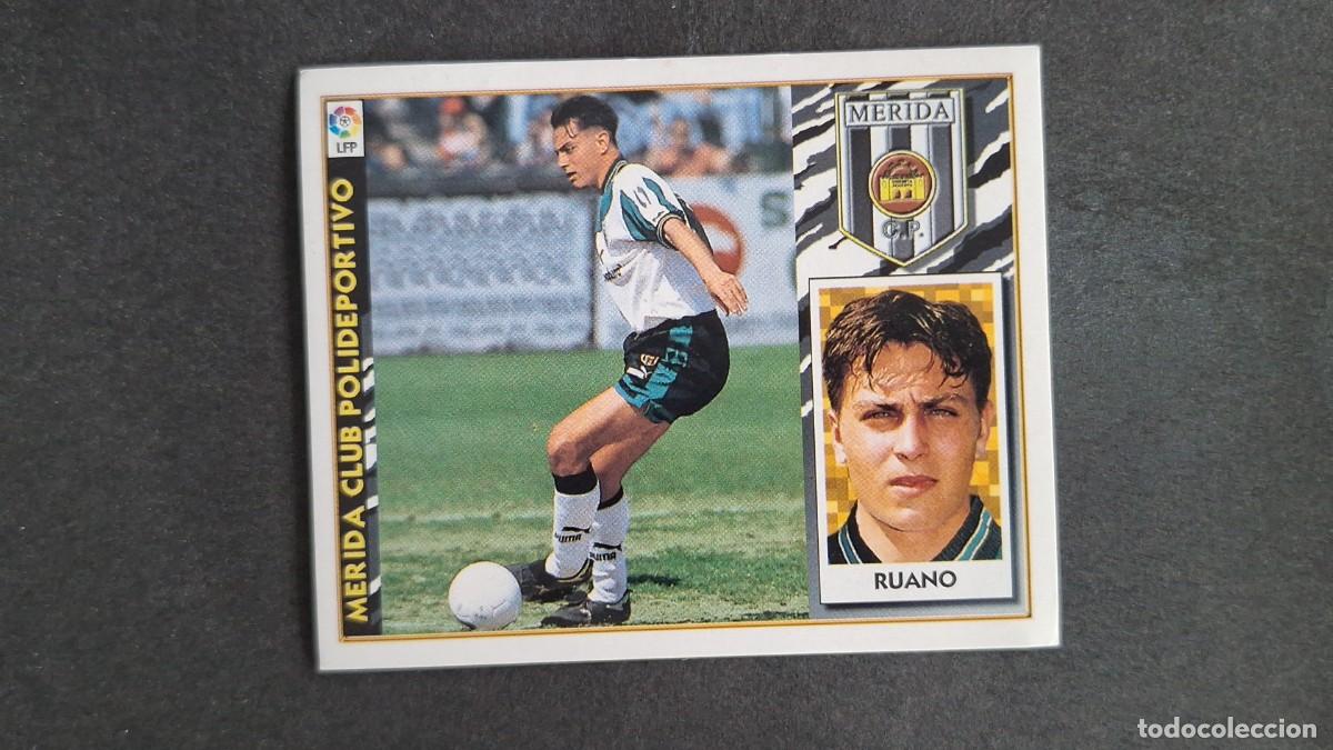 Fu&szlig;ball-Sticker: L3 RUANO MERIDA C. P. COLOCA LIGA ESTE 1997 1998 97 98 NUNCA PEGADO SIN PEGAR