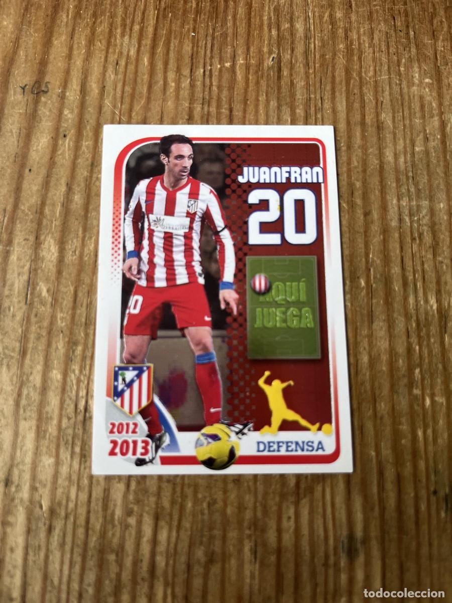 Figurine di Calcio: CROMO SIN PEGAR NUNCA PEGADO COLECCION OFICIAL ATLETICO MADRID 2012 2013 JUANFRAN # 46