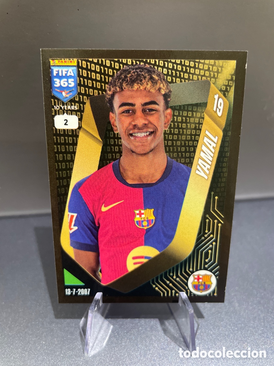 Cromos de F&uacute;tbol: Lamine Yamal 365 Panini FIFA 365 10 Years 2025 FC Barcelona