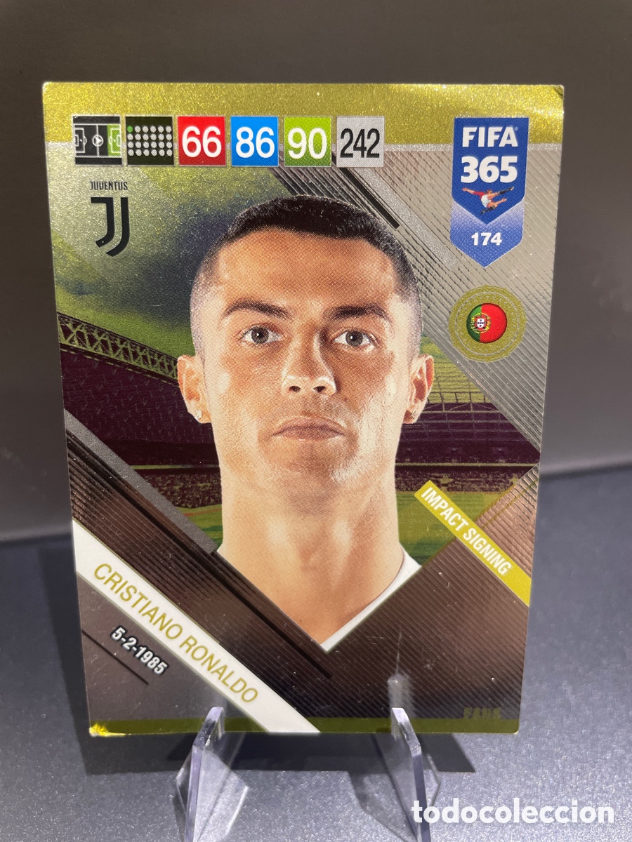 Cromos de F&uacute;tbol: Cristiano Ronaldo 174 Panini Adrenalyn 2018-19 FIFA 365 Juventus