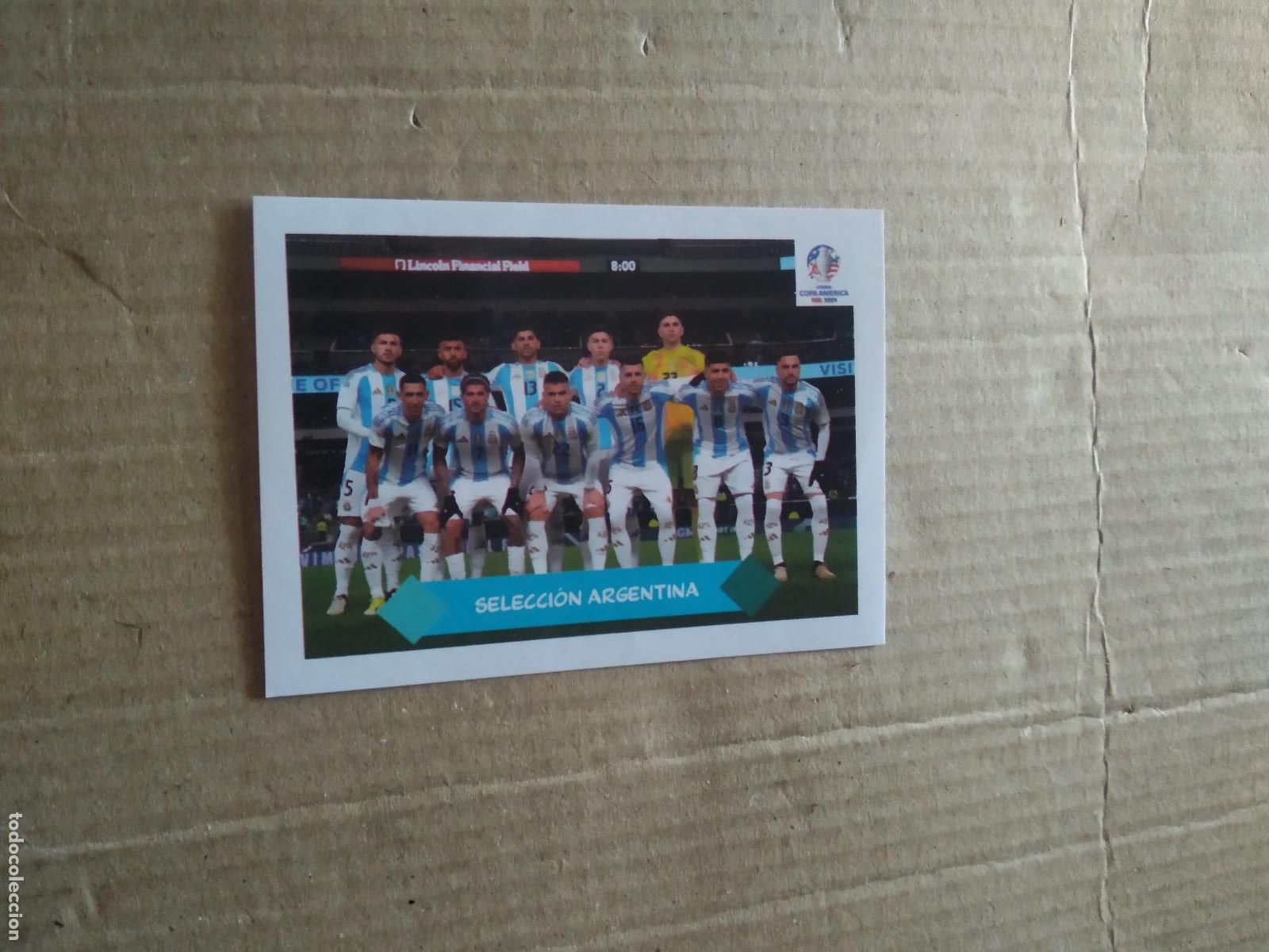 Fu&szlig;ball-Sticker: 15 EQUIPO PLANTILLA ARGENTINA CROMO FUTBOL COPA AMERICA 2024 EDITORIAL MAJESTAD