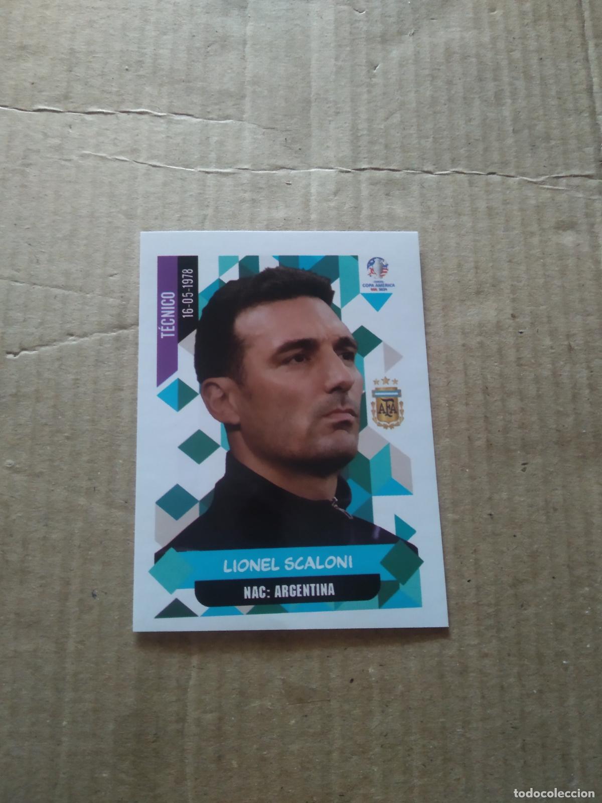 Fu&szlig;ball-Sticker: 16 SCALONI ARGENTINA CROMO FUTBOL COPA AMERICA 2024 EDITORIAL MAJESTAD
