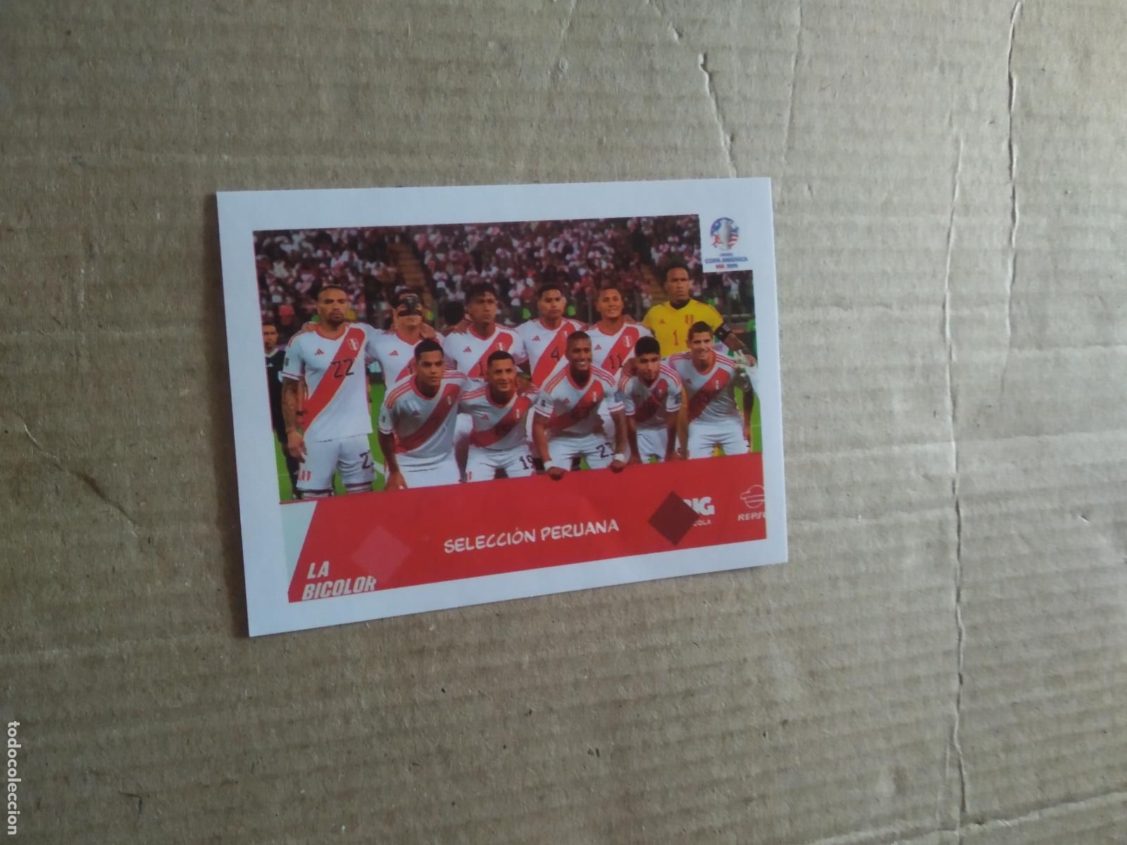 Cromos de F&uacute;tbol: 28 EQUIPO PLANTILLA PERU CROMO FUTBOL COPA AMERICA 2024 EDITORIAL MAJESTAD