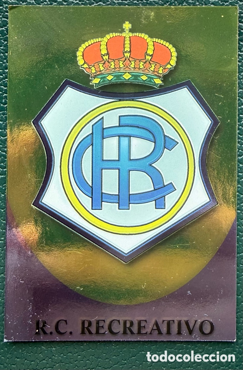 Cartes &agrave; collectionner de Football: 514 ESCUDO RECREATIVO DE HUELVA FICHAS ALBUM MUNDICROMO 2002 2003 02 03