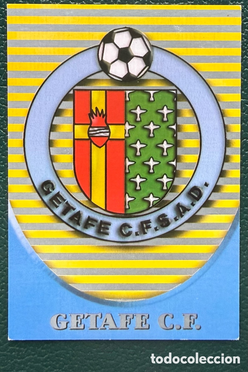 Fu&szlig;ball-Sticker: 573 ESCUDO GETAFE CF FICHAS ALBUM MUNDICROMO 2002 2003 02 03