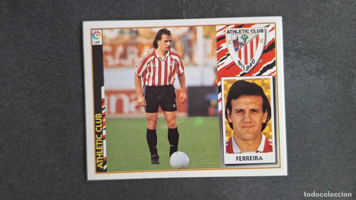 Cromos de f&uacute;tbol: L3 FERREIRA ATHLETIC DE BILBAO FICHAJE 10 LIGA ESTE 1997 1998 97 98 NUNCA PEGADO SIN PEGAR