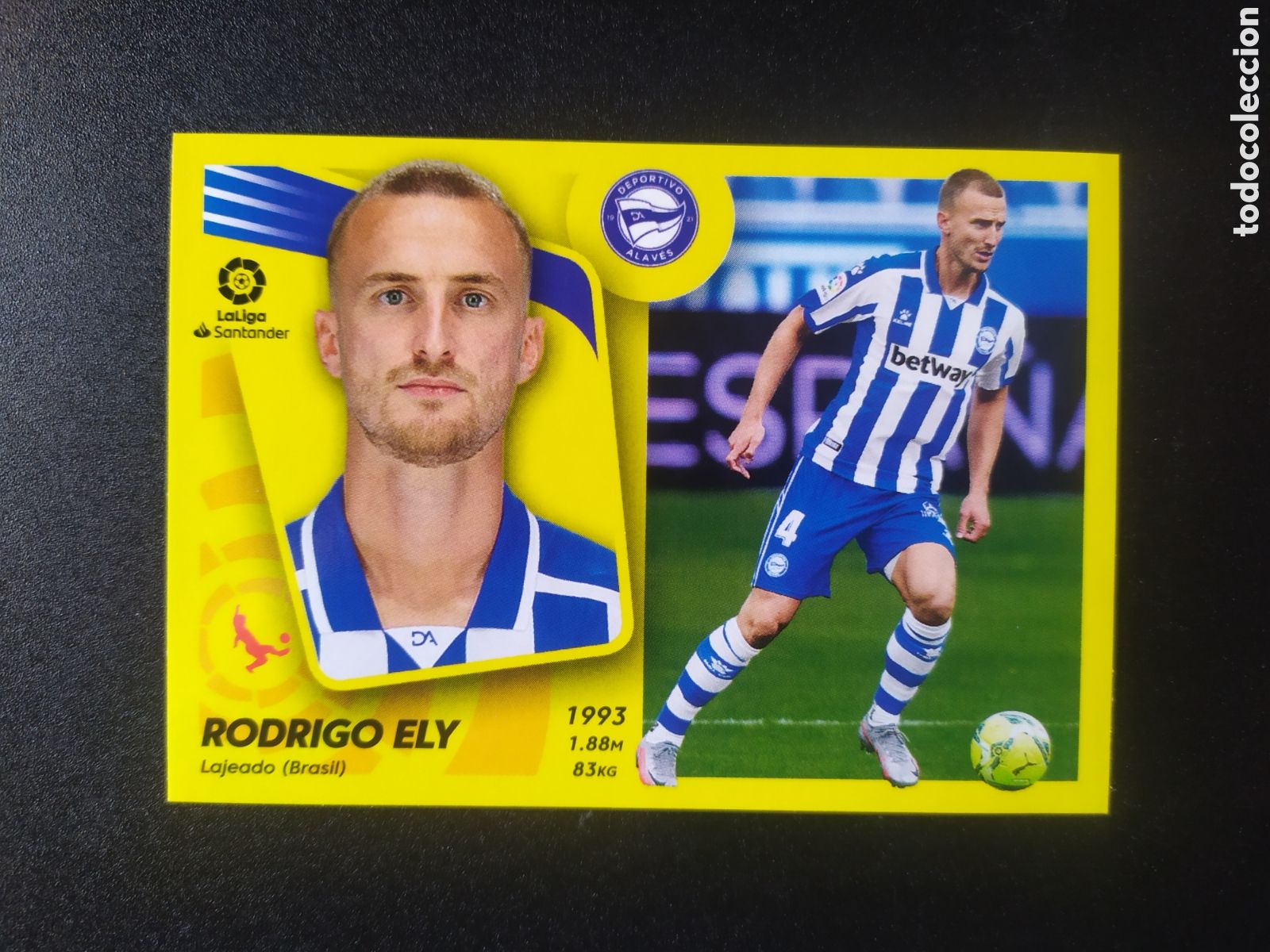 Cromos de F&uacute;tbol: Liga este 2021 2022 21 22 panini Rodrigo Ely n&deg; 11 Alaves