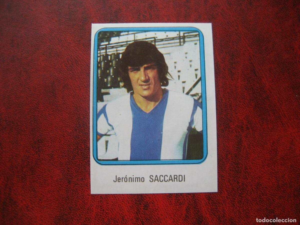 Figurine di Calcio: FUTBOL 75/76 VULCANO - HERCULES C.F. - N&ordm; 123 SACCARDI - 1975/1976