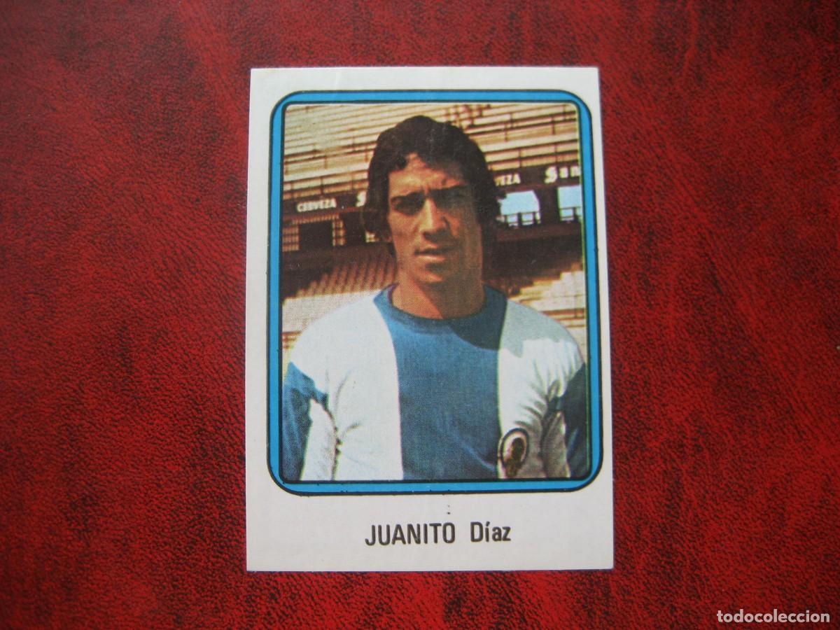 Fu&szlig;ball-Sticker: FUTBOL 75/76 VULCANO - HERCULES C.F. - N&ordm; 127 JUANITO - 1975/1976