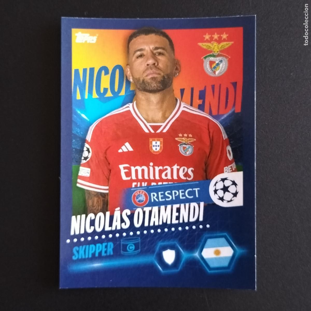 Cromos de Futebol: 470 NICOLAS OTAMENDI BENFICA STICKERS UEFA CHAMPIONS LEAGUE TOPPS 2023 2024 23 24