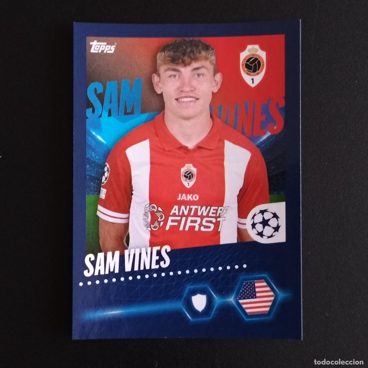Cromos de f&uacute;tbol: 603 SAM VINES AMBERES STICKERS UEFA CHAMPIONS LEAGUE TOPPS 2023 2024 23 24