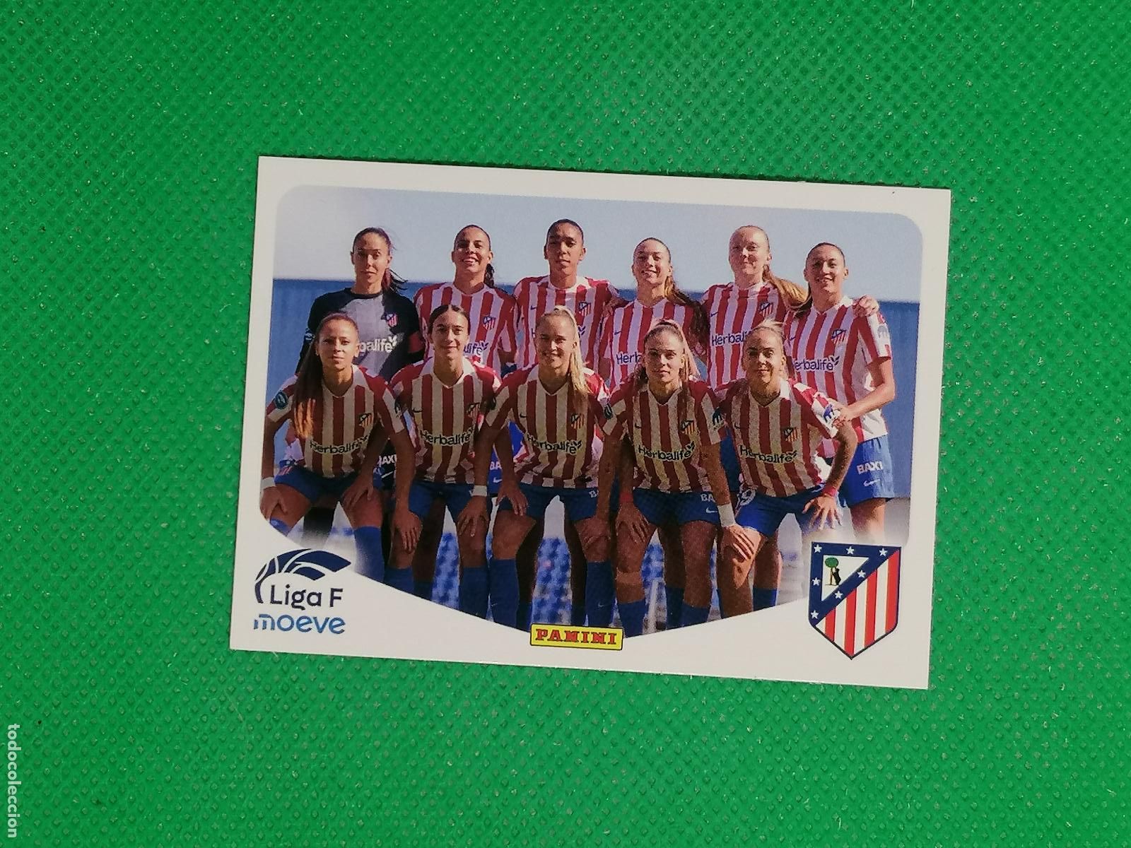 Fu&szlig;ball-Sticker: 43 FORMACION PLANTILLA ATLETICO MADRID ⚽ PANINI LIGA FEMENINA F MOEVE 25 26 2025 2026 ⚽