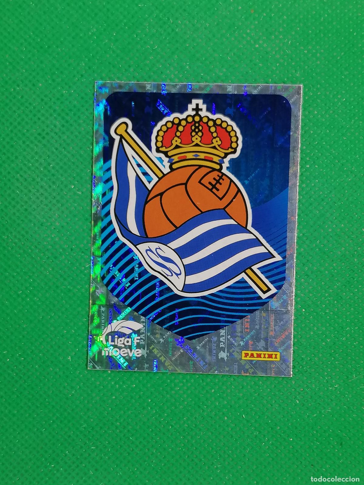 Cromos de F&uacute;tbol: 282 ESCUDO REAL SOCIEDAD ⚽ PANINI LIGA FEMENINA F MOEVE 25 26 2025 2026 ⚽