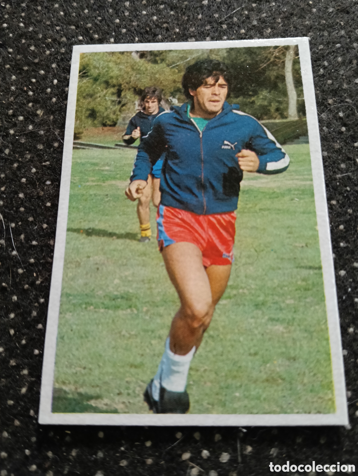 Cromos de F&uacute;tbol: N&deg; 21 Album MARADONA 1984-85 sus Driblins y sus Goles, Mis Entrenamientos