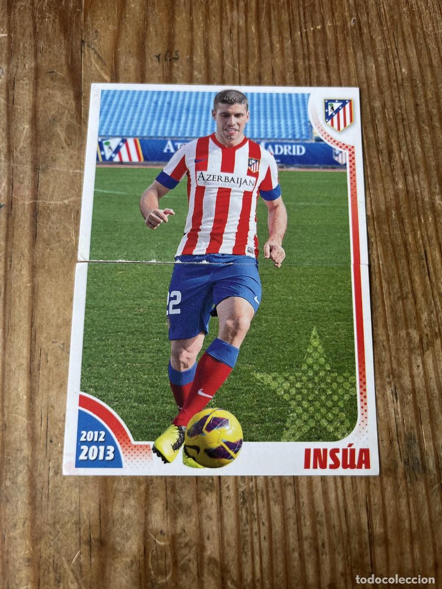 Cromos de F&uacute;tbol: CROMO SIN PEGAR NUNCA PEGADO COLECCION OFICIAL ATLETICO MADRID 2012 2013 INSUA # 88 89