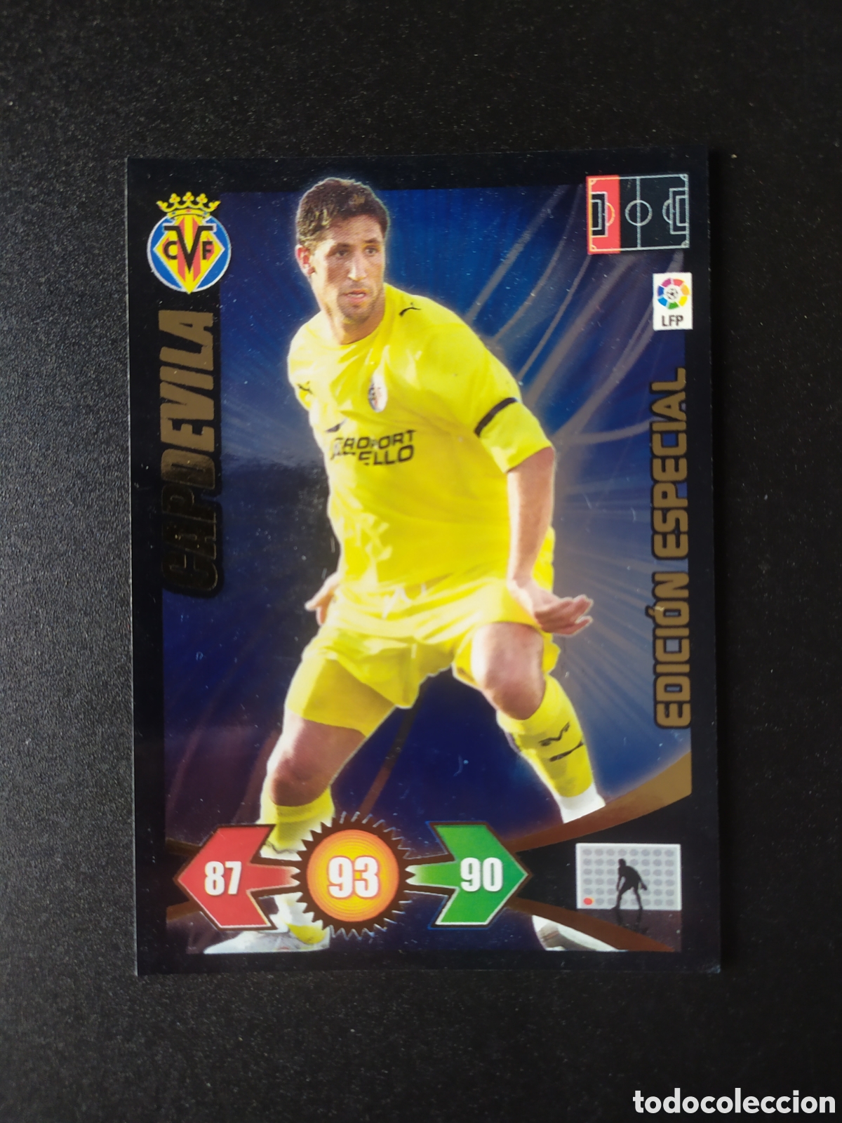 Cromos de f&uacute;tbol: Adrenalyn 2009 2010 09 10 panini Capdevila edicion especial Villarreal