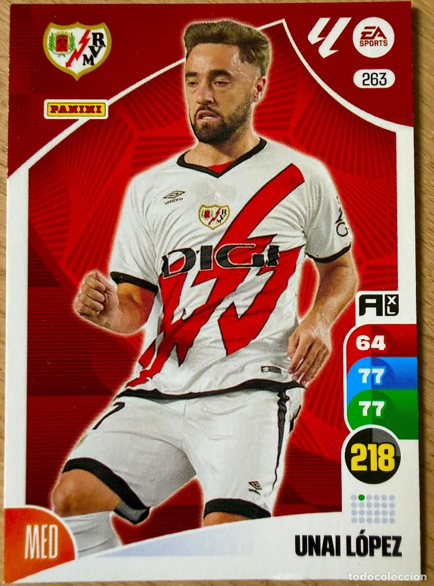 Cromos de F&uacute;tbol: 263 UNAI LOPEZ RAYO VALLECANO ADRENALYN XL 24 25 2024 2025 LIGA PANINI CARTAS FUTBOL