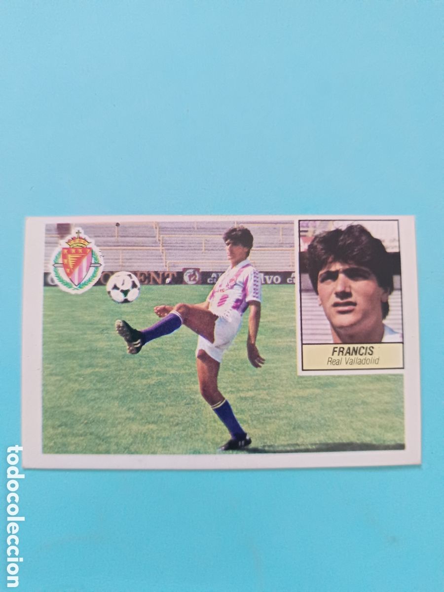 Cromos de F&uacute;tbol: LIGA ESTE 84-85 CROMO FRANCIS FICHAJE 7 VERSI&Oacute;N IMPOSIBLE NUNCA PEGADO