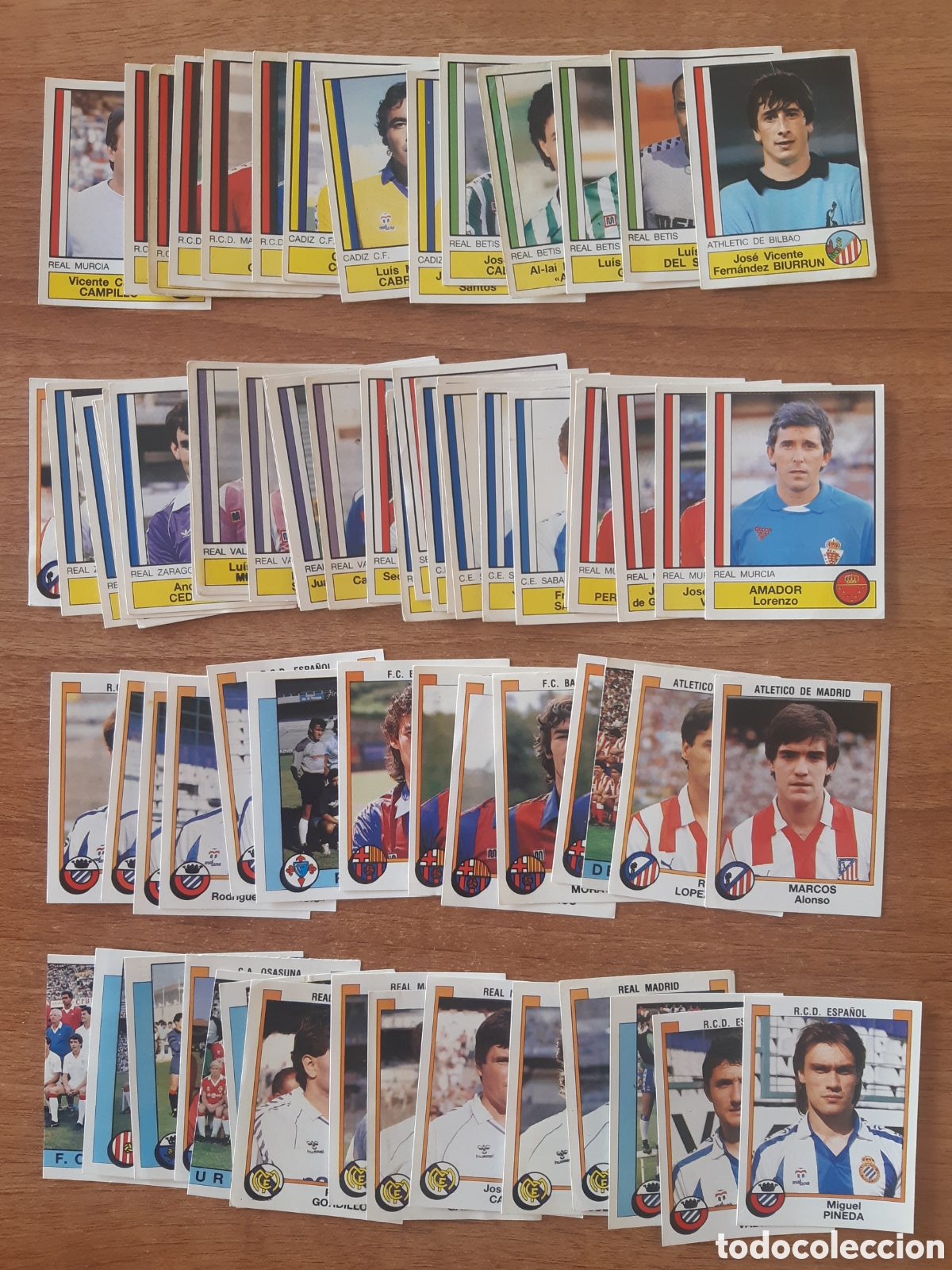 Cromos de F&uacute;tbol: LOTE 69 CROMOS DIFERENTES F&Uacute;TBOL 87 Y F&Uacute;TBOL 88 ED. PANINI. NUNCA PEGADOS, SIN PEGAR
