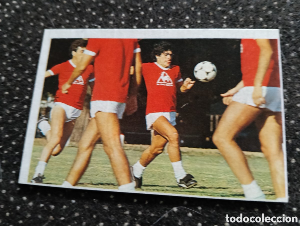 Figurine di Calcio: N&deg; 40 Album MARADONA 1984-85 sus Driblins y sus Goles, Mis Inicios, mis Driblins, mis Lanzamientos,