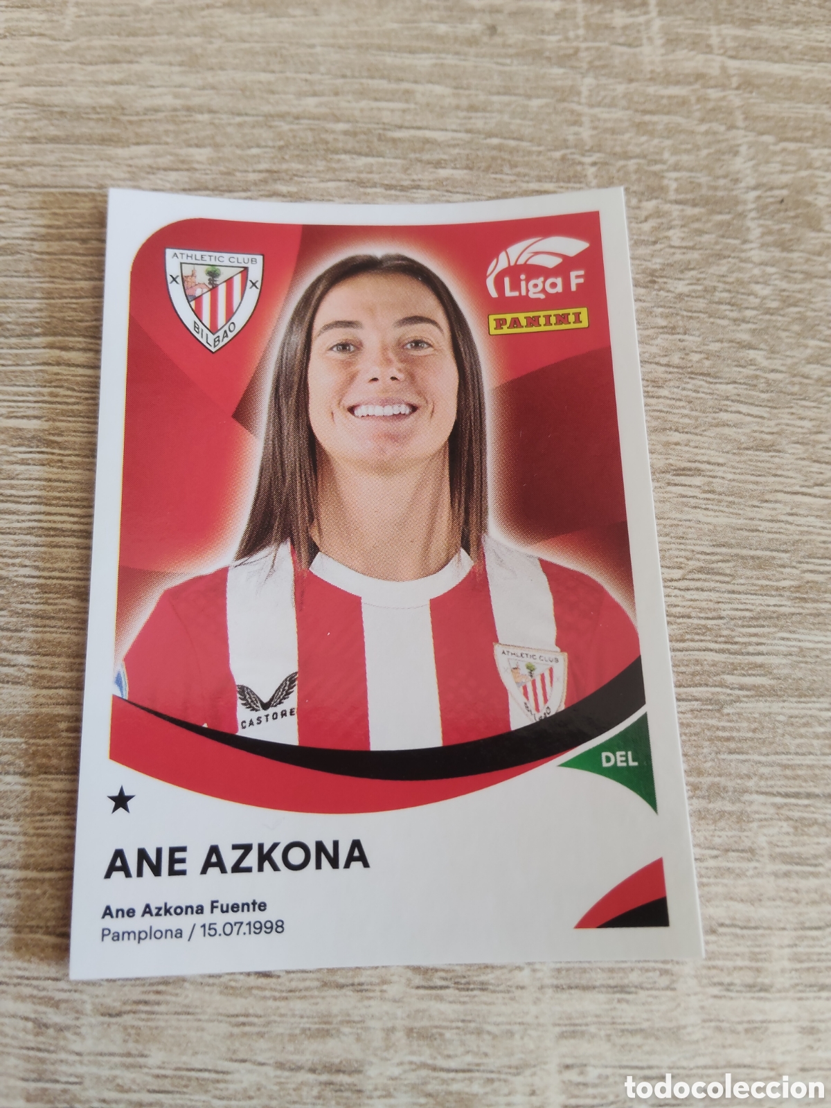 Cromos de F&uacute;tbol: Panini liga F 2024 2025 24 25 17 Ane Azkona Athletic de Bilbao
