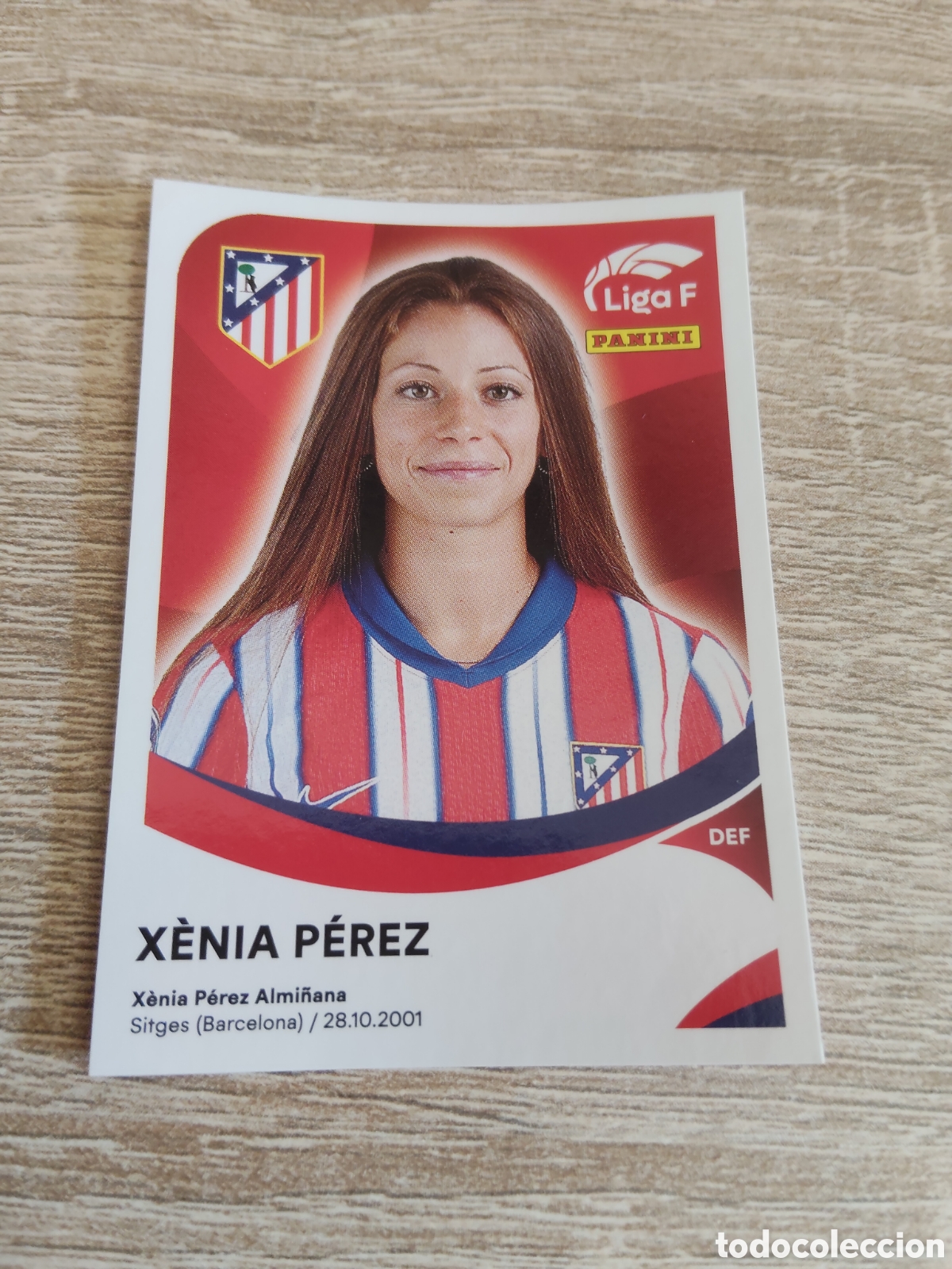 Cromos de F&uacute;tbol: Panini liga F 2024 2025 24 25 30B Xenia P&eacute;rez Atl&eacute;tico de Madrid