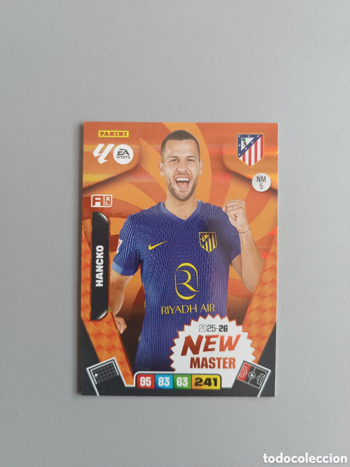 Cromos de F&uacute;tbol: Hancko New Master 5 Atl&eacute;tico de Madrid - Adrenalyn 2025 2026 25 26