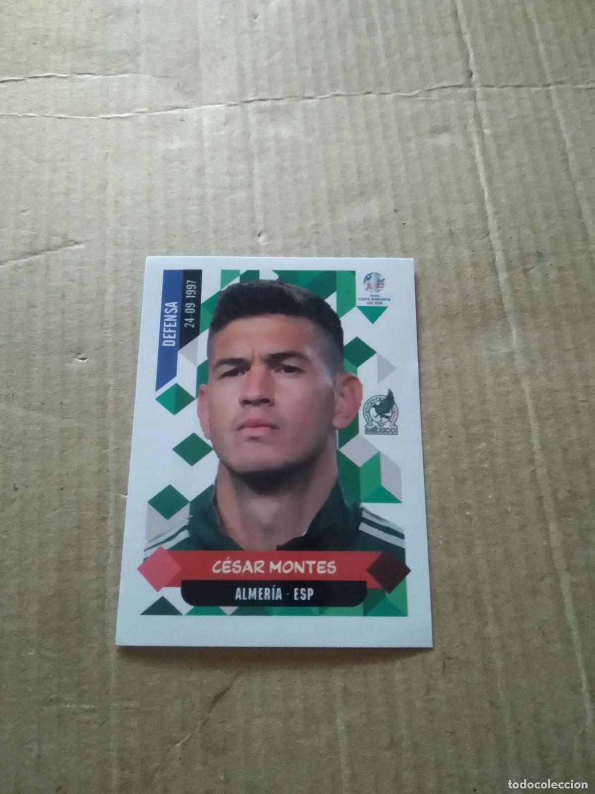 Football Stickers: 81 CESAR MONTES MEXICO CROMO FUTBOL COPA AMERICA 2024 EDITORIAL MAJESTAD