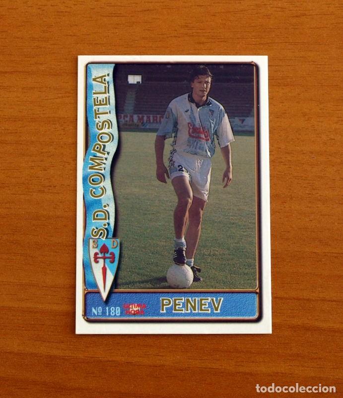 Fu&szlig;ball-Sticker: Compostela -N&ordm; 180 Penev &Uacute;ltima Hora -Mundicromo Las Fichas de la Liga de F&uacute;tbol 1996-1997-96-97