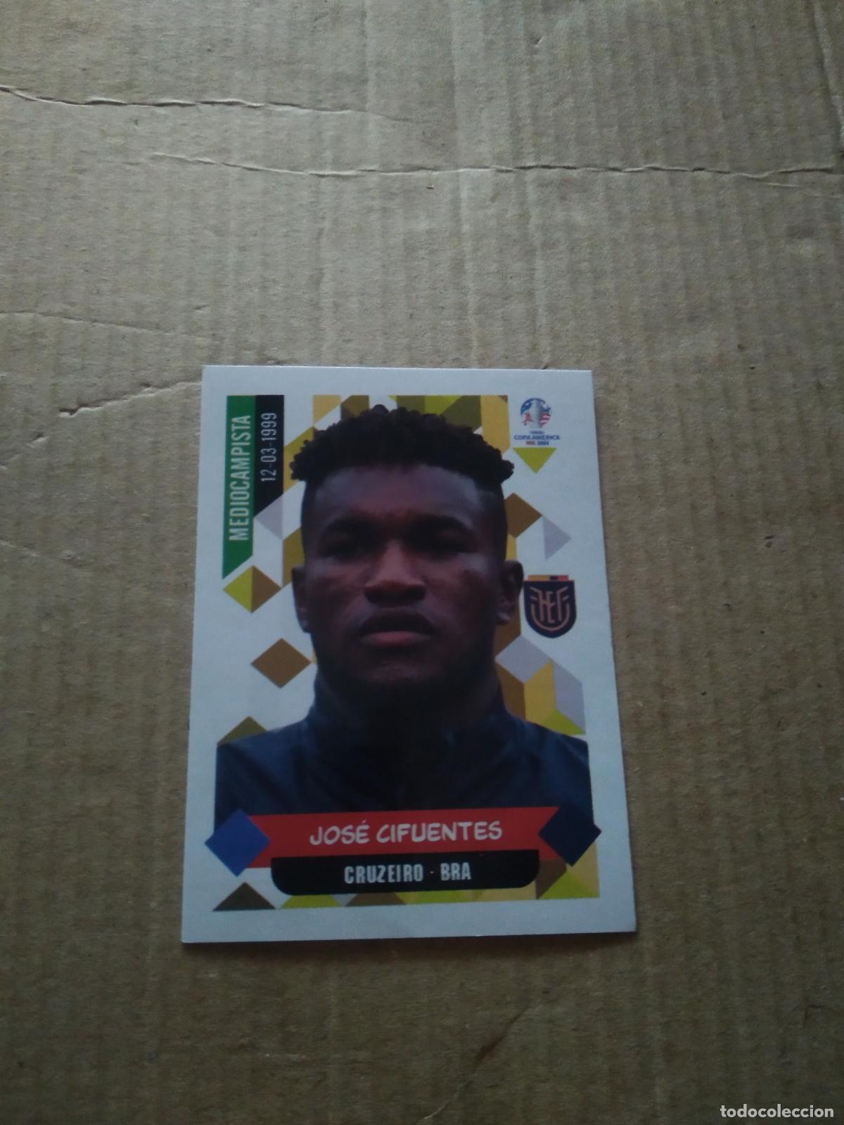 Fu&szlig;ball-Sticker: 99 JOSE CIFUENTES ECUADOR CROMO FUTBOL COPA AMERICA 2024 EDITORIAL MAJESTAD