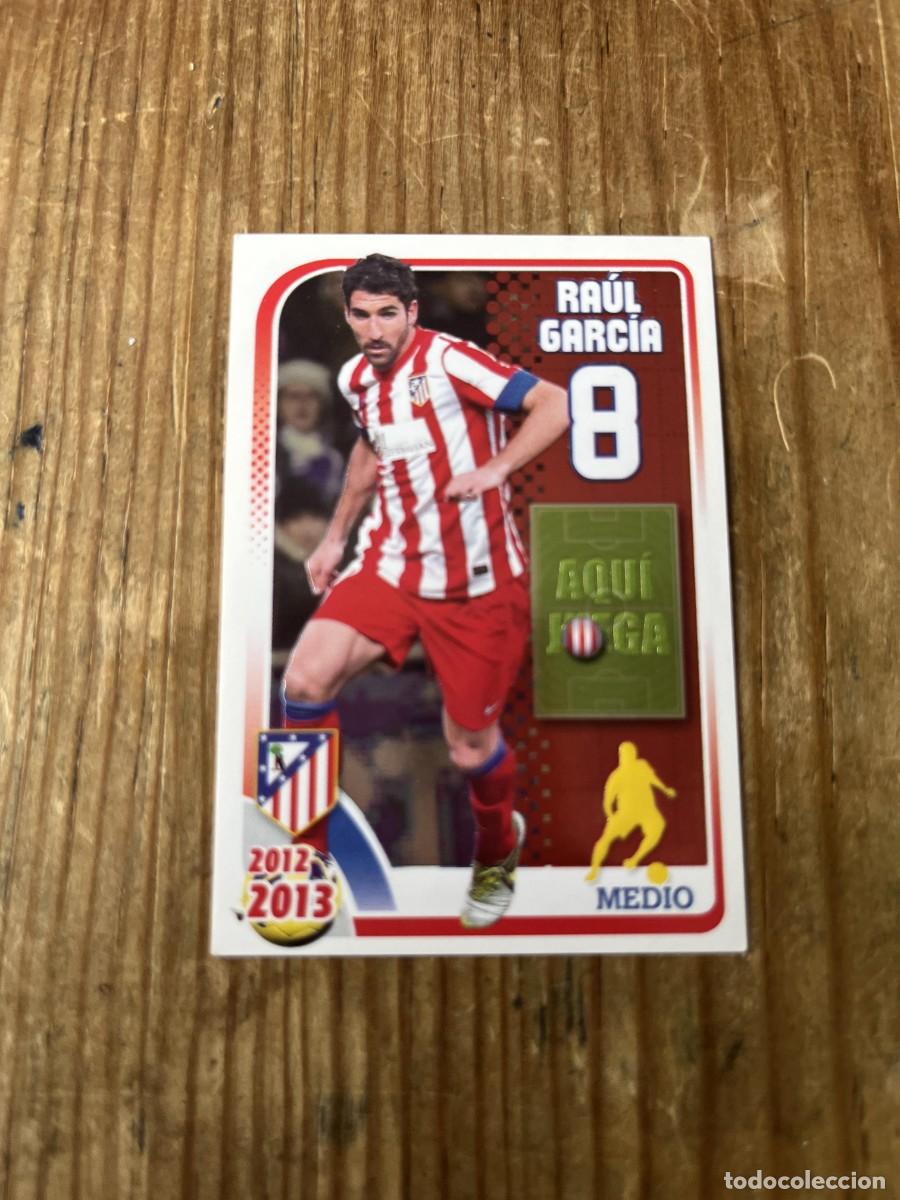 Cromos de F&uacute;tbol: CROMO SIN PEGAR NUNCA PEGADO COLECCION OFICIAL ATLETICO MADRID 2012 2013 RAUL GARCIA # 139