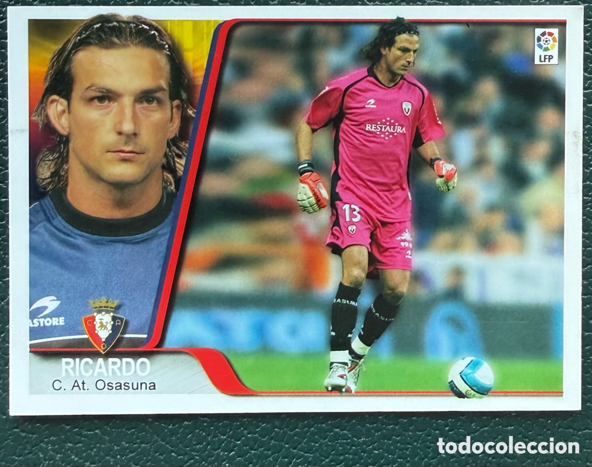 Fu&szlig;ball-Sticker: 237 RICARDO OSASUNA EDICIONES ESTADIO 2007 2008 07 08