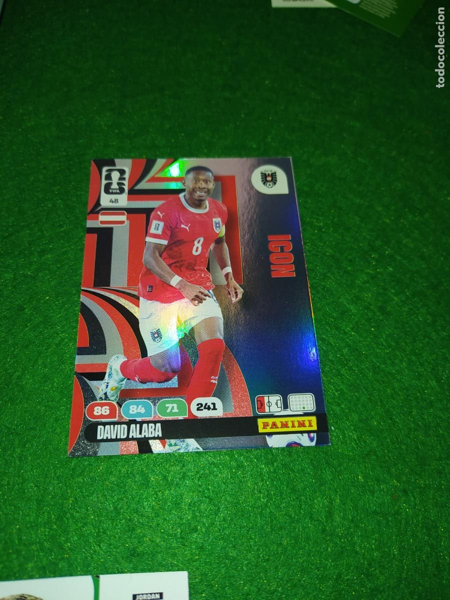 Cromos de Futebol: adrenalyn mundial 2026 alaba n&ordm; 48 icon austria