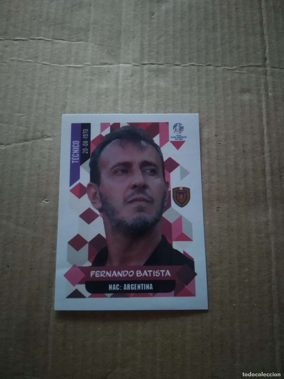 Football Stickers: 105 FERNANDO BATISTA VENEZUELA CROMO FUTBOL COPA AMERICA 2024 EDITORIAL MAJESTAD