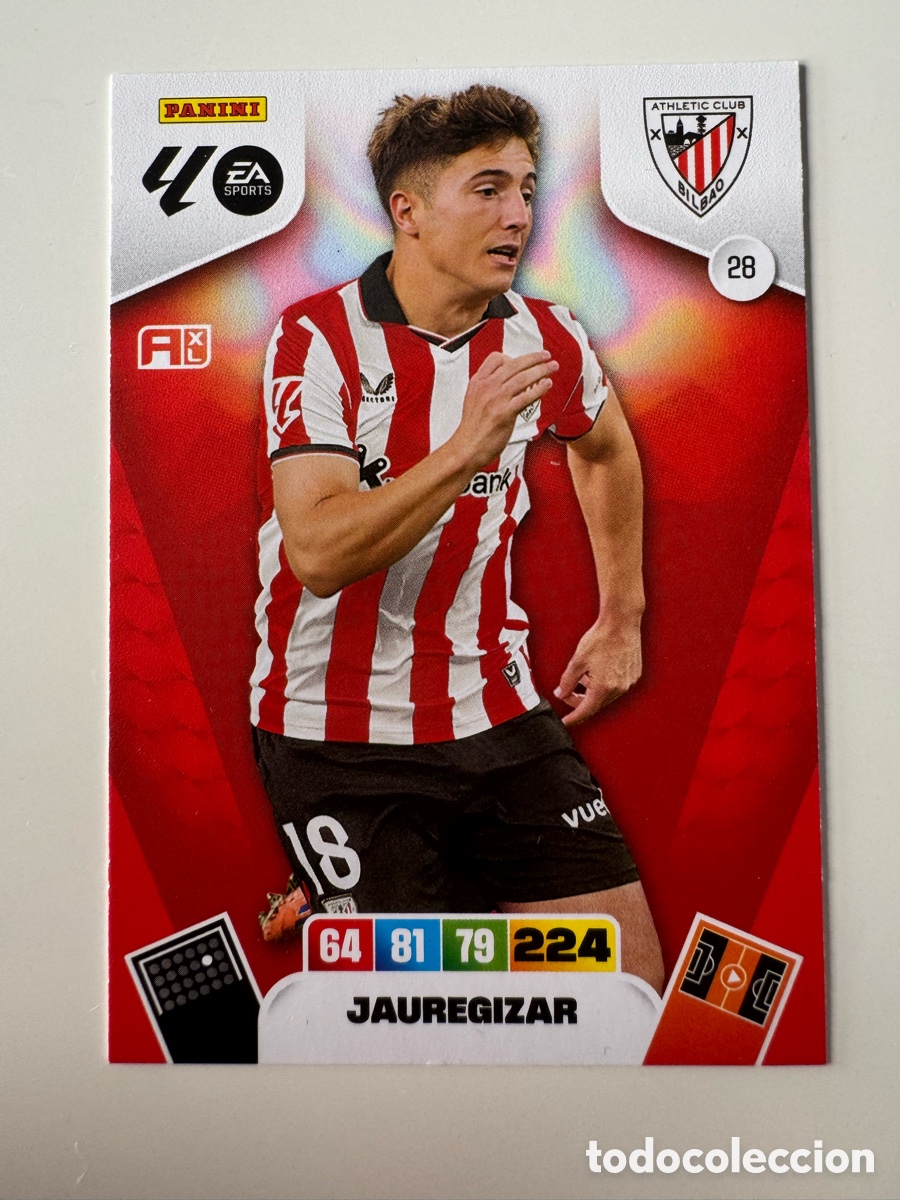 Football Stickers: PANINI ADRENALYN XL LIGA EA SPORTS 2025-2026 25-26 &ndash; Mikel Jauregizar Athletic Club N&ordm; 28