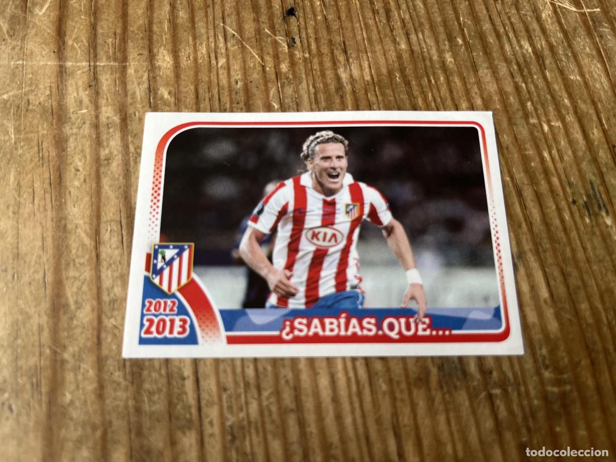 Cromos de F&uacute;tbol: CROMO SIN PEGAR NUNCA PEGADO COLECCION OFICIAL ATLETICO MADRID 2012 2013 FORLAN # 191