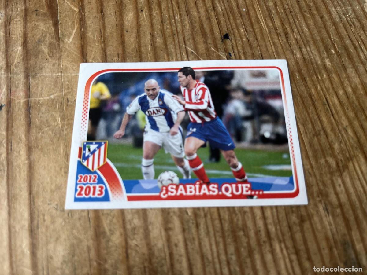 Cromos de F&uacute;tbol: CROMO SIN PEGAR NUNCA PEGADO COLECCION OFICIAL ATLETICO MADRID 2012 2013 SIMEONE # 193