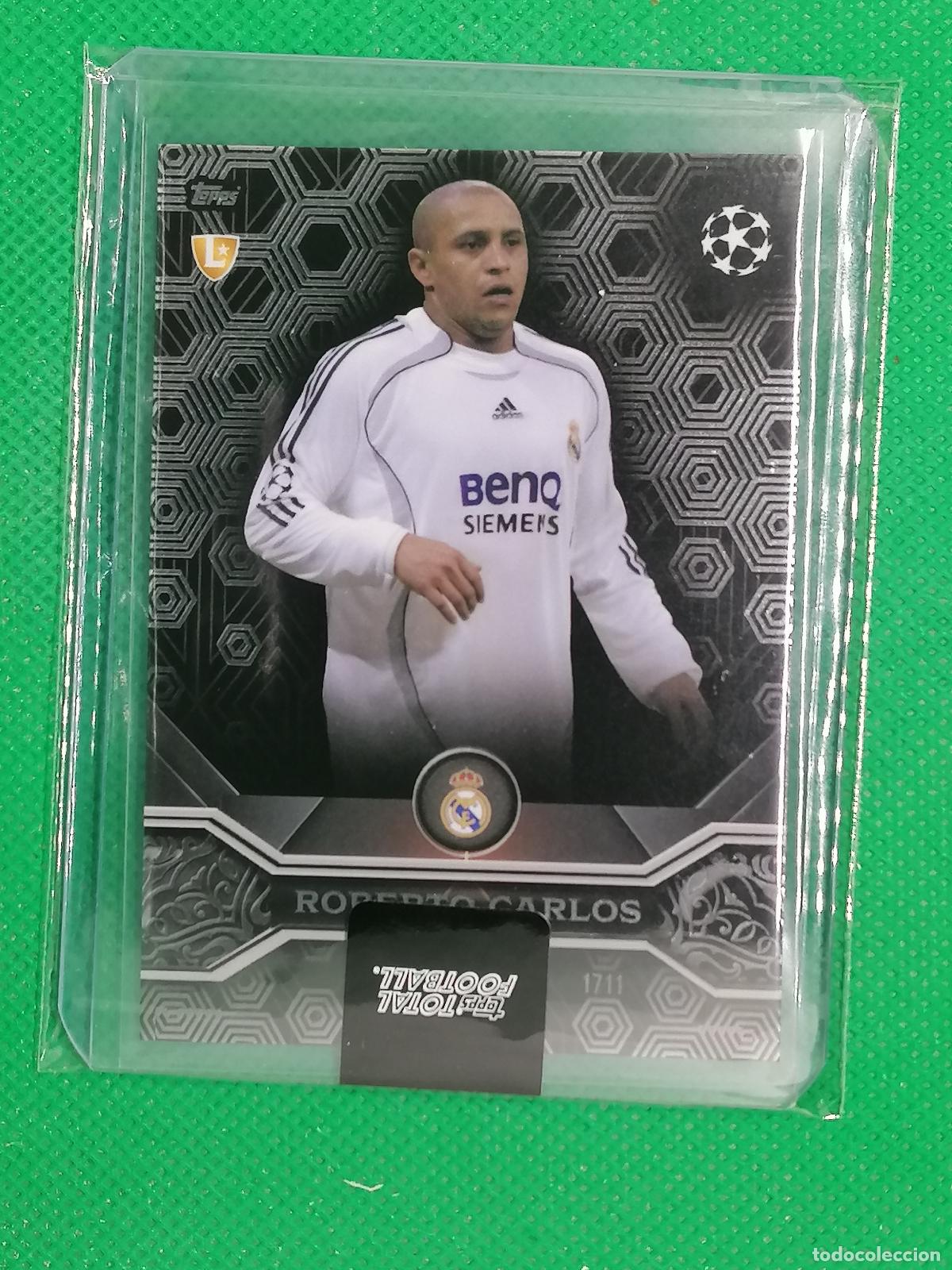 Fu&szlig;ball-Sticker: 1711 ROBERTO CARLOS REAL MADRID TITANIUM /99 ⚽ TTF TOPPS TOTAL FOOTBALL 24 25 2024 2025 ⚽