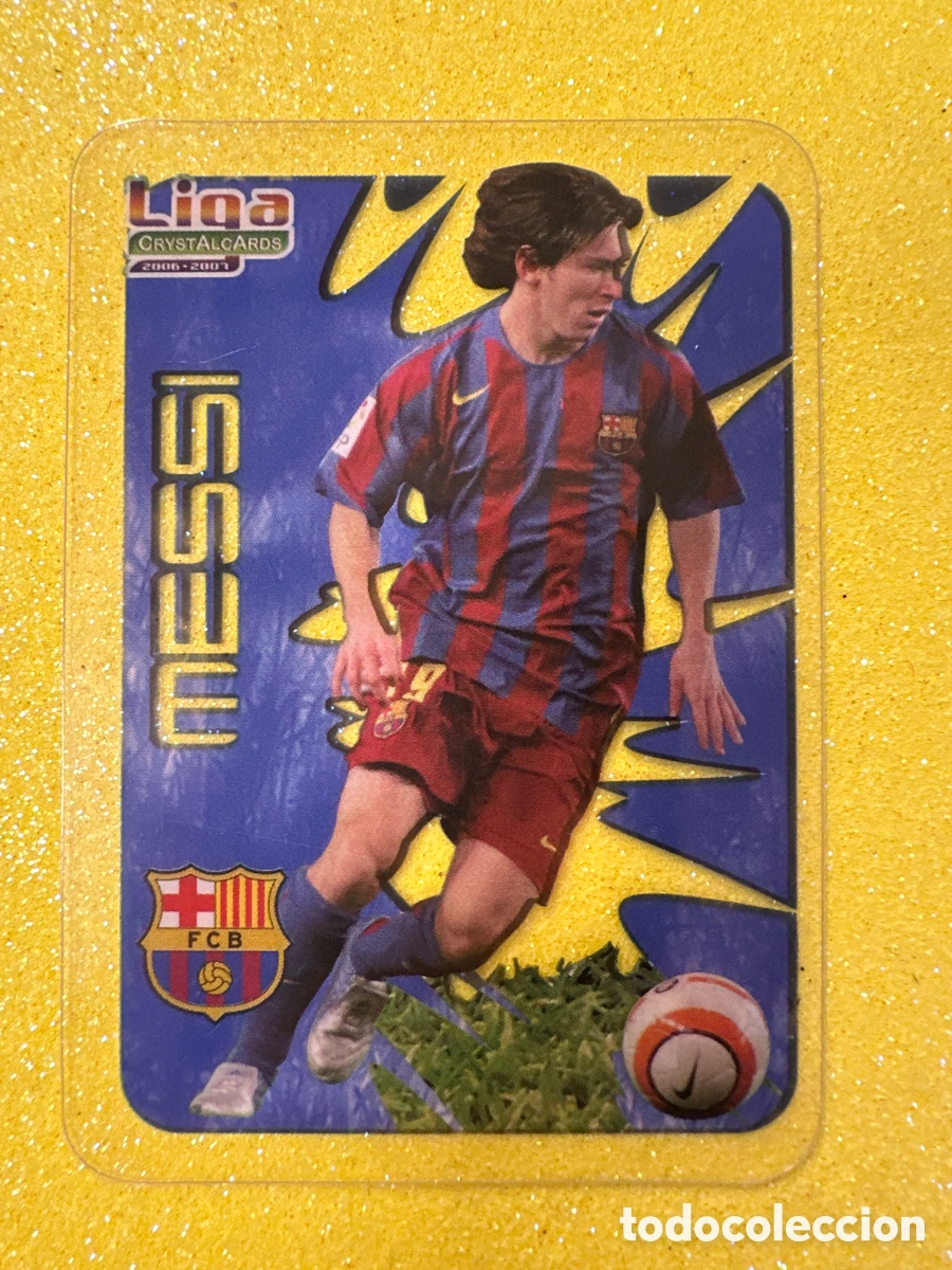 Cromos de F&uacute;tbol: 15 MESSI(F.C.BARCELONA) CRYSTAL CARD 2006-2007 06 07