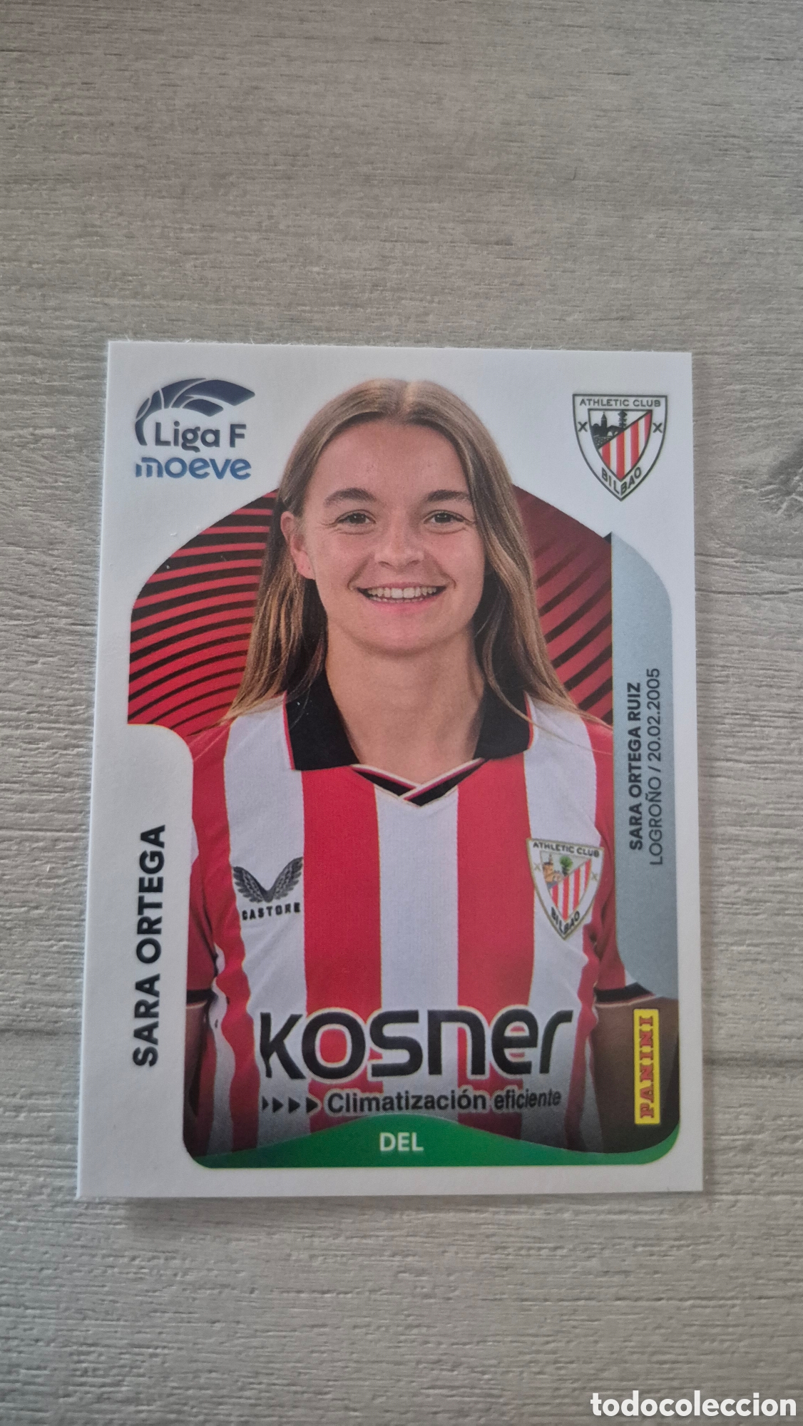 Figurine di Calcio: N&deg;40 Athletic Bilbao Sara Ortega Liga Femenina 25/26