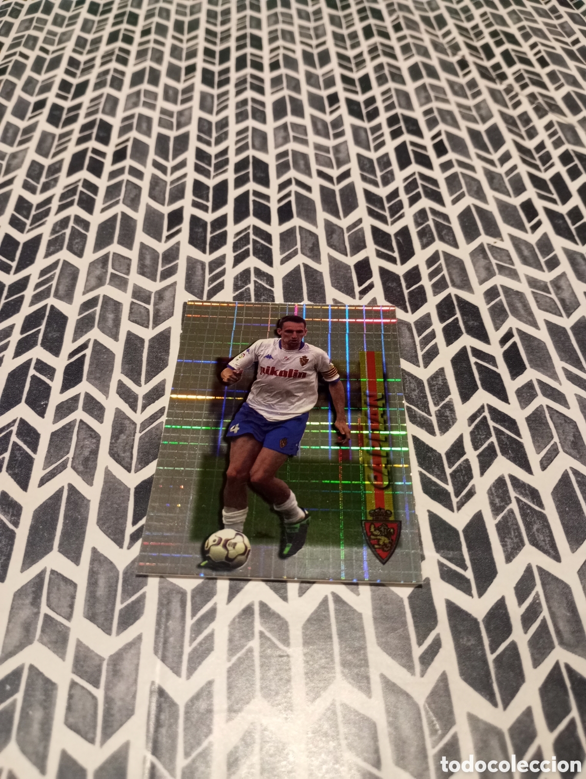 Cromos de F&uacute;tbol: 513 CUARTERO REAL ZARAGOZA FICHAS DE LA LIGA 2003 2004 03 04 MUNDICROMO