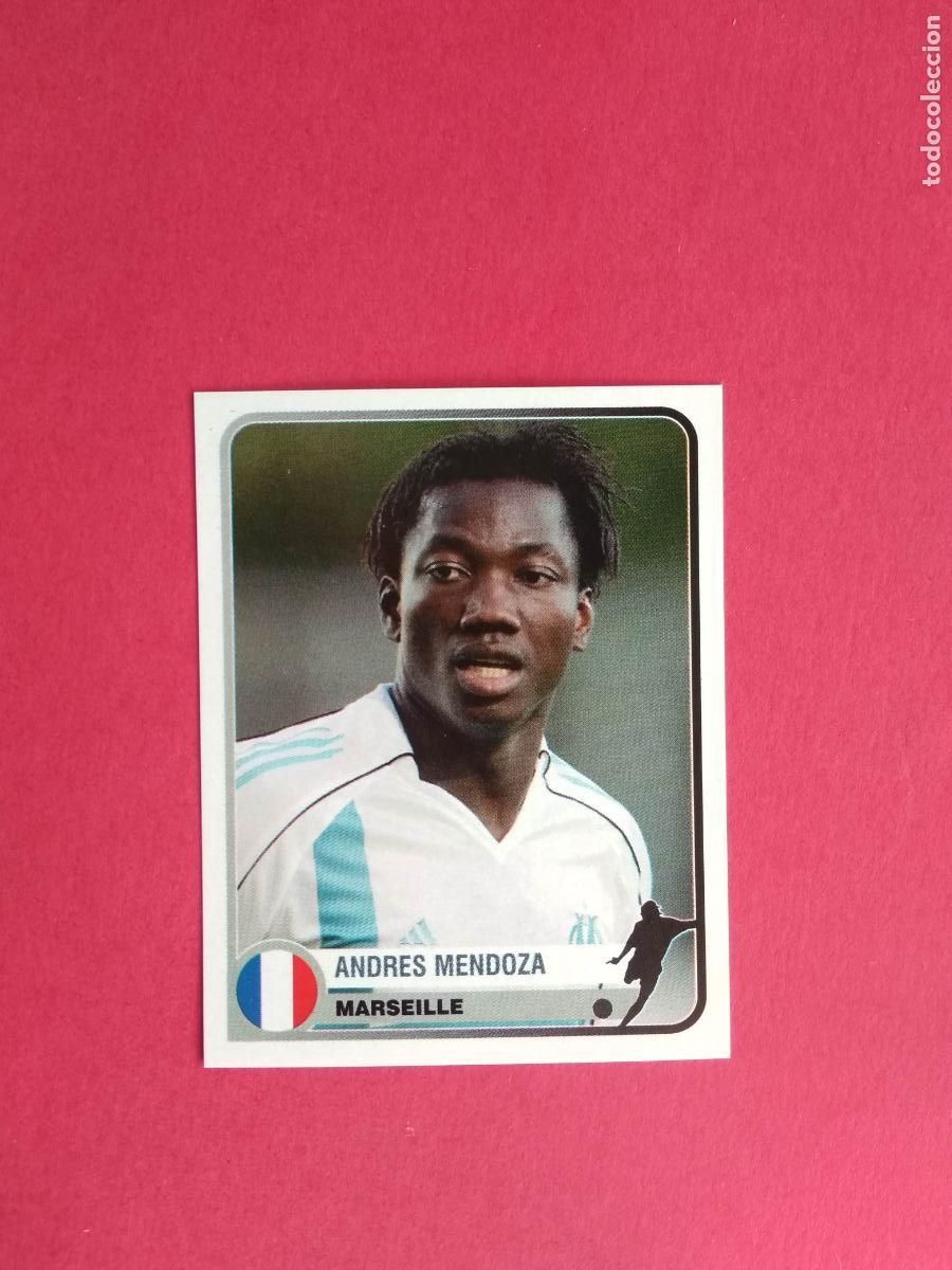 Cromos de F&uacute;tbol: PANINI CHAMPIONS OF EUROPE 1955 04 05 2004 2005 CROMO NUNCA PEGADO MARSEILLE N&ordm; 246 MENDOZA