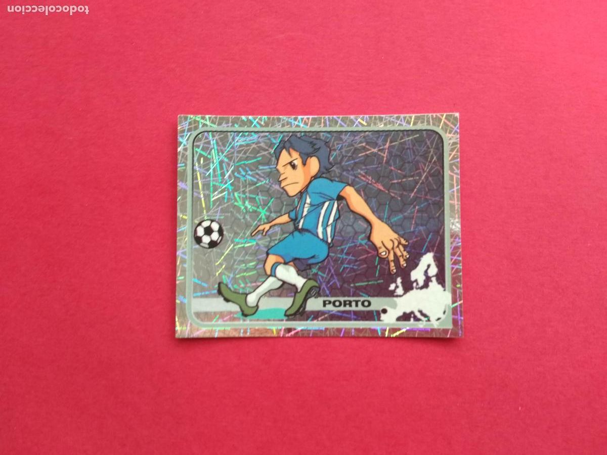 Cromos de F&uacute;tbol: PANINI CHAMPIONS OF EUROPE 1955 04 05 2004 2005 CROMO NUNCA PEGADO PORTO OPORTO N&ordm; 281 LOGO