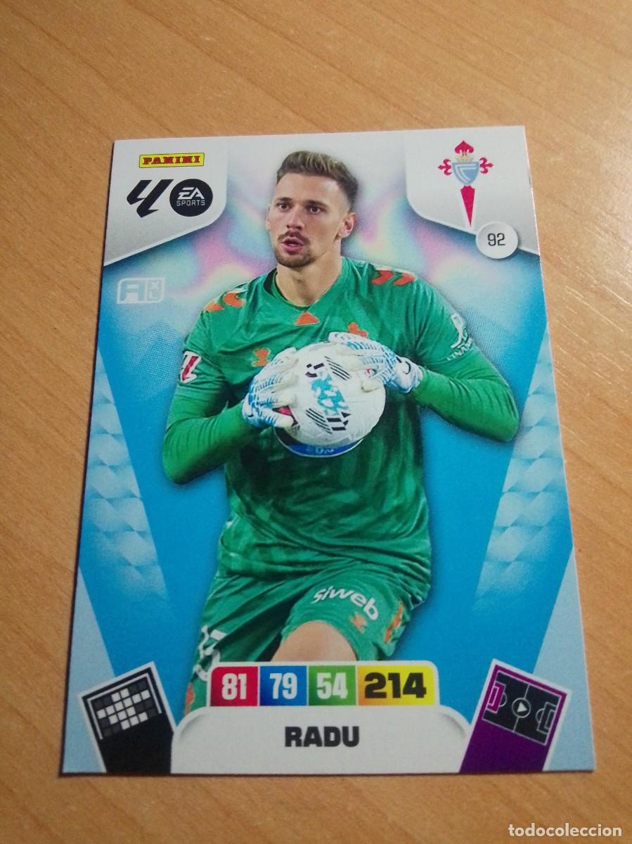 Cromos de F&uacute;tbol: 92 RADU PORTERO DEL CELTA 25 26 ADRENALYN XL 2025 2026