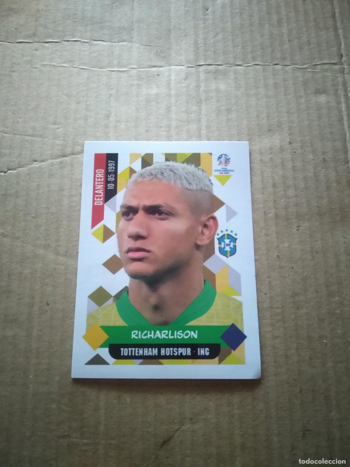 Fu&szlig;ball-Sticker: 194 RICHARLISON BRASIL CROMO FUTBOL COPA AMERICA 2024 EDITORIAL MAJESTAD