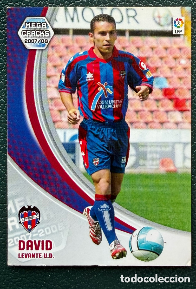 Figurine di Calcio: 151 DAVID LEVANTE UD FICHAS ALBUM MEGACRACKS 2007 2008 07 08