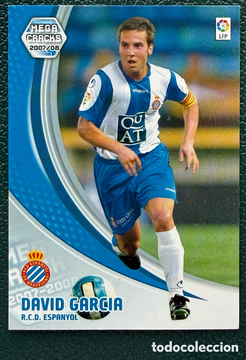 Cartes &agrave; collectionner de Football: 117 DAVID GARCIA RCD ESPANYOL FICHAS ALBUM MEGACRACKS 2007 2008 07 08