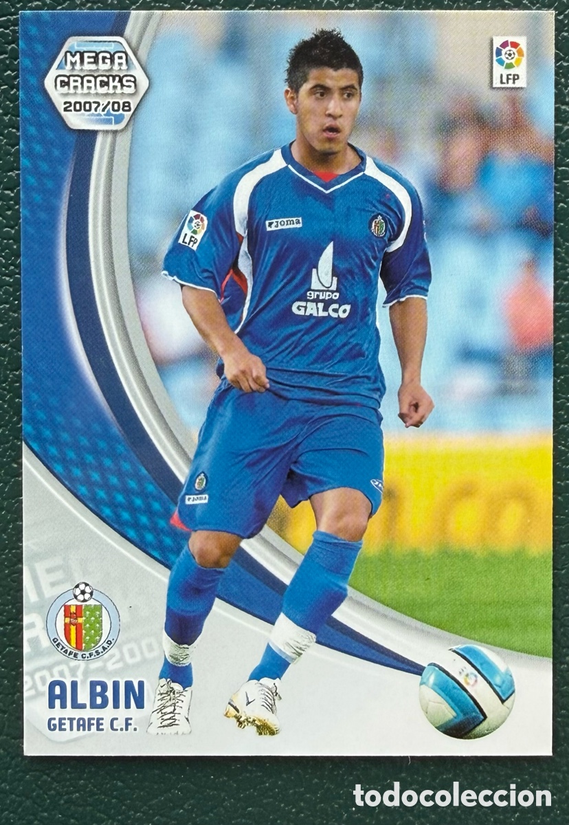 Figurine di Calcio: 141 ALBIN GETAFE CF FICHAS ALBUM MEGACRACKS 2007 2008 07 08