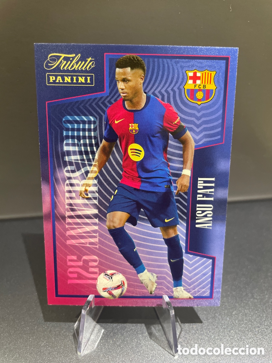Cromos de F&uacute;tbol: Ansu Fati 34 Panini Tribute 125 Aniversario FC Barcelona